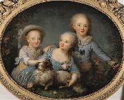 unknow artist The children of the comte d'Artois oil painting on canvas